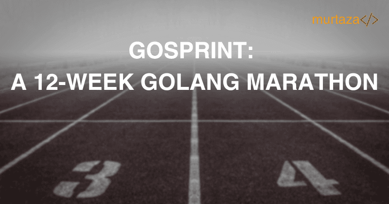 GoSprint: A 12-Week Golang Marathon